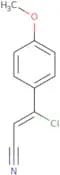 (Z)-3-Chloro-3-(4-methoxyphenyl)acrylonitrile