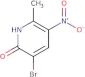 3-Bromo-6-methyl-5-nitropyridin-2-ol