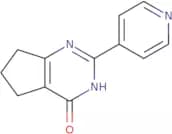 2-(Pyridin-4-yl)-3H,4H,5H,6H,7H-cyclopenta[D]pyrimidin-4-one