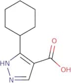 3-Cyclohexyl-1H-pyrazole-4-carboxylic acid