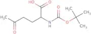2-{[(tert-Butoxy)carbonyl]amino}-5-oxohexanoic acid