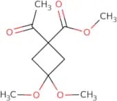 Methyl 1-acetyl-3,3-dimethoxycyclobutane-1-carboxylate