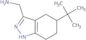 (5-(tert-Butyl)-4,5,6,7-tetrahydro-2H-indazol-3-yl)methanamine