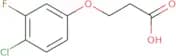 3-(4-Chloro-3-fluorophenoxy)propanoic acid