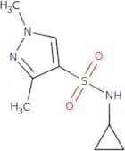 N-Cyclopropyl-1,3-dimethyl-1H-pyrazole-4-sulfonamide