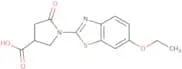 1-(6-Ethoxy-1,3-benzothiazol-2-yl)-5-oxopyrrolidine-3-carboxylic acid