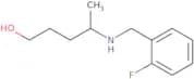 4-{[(2-Fluorophenyl)methyl]amino}pentan-1-ol