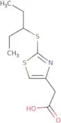 2-(2-(Pentan-3-ylthio)thiazol-4-yl)acetic acid