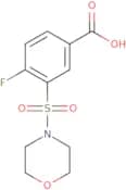 4-Fluoro-3-(morpholine-4-sulfonyl)benzoic acid
