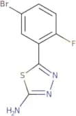 5-(5-Bromo-2-fluorophenyl)-1,3,4-thiadiazol-2-amine