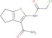 2-(2-Chloroacetamido)-4H,5H,6H-cyclopenta[b]thiophene-3-carboxamide