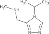 Methyl({[4-(propan-2-yl)-4H-1,2,4-triazol-3-yl]methyl})amine