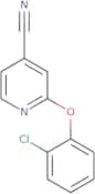 2-(2-Chlorophenoxy)pyridine-4-carbonitrile