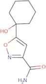 5-(1-Hydroxy-cyclohexyl)-isoxazole-3-carboxylic acid amide
