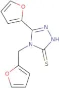 5-(Furan-2-yl)-4-(furan-2-ylmethyl)-4H-1,2,4-triazole-3-thiol