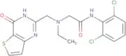 N-(2,6-Dichlorophenyl)-2-[ethyl({4-oxo-3H,4H-thieno[3,2-d]pyrimidin-2-yl}methyl)amino]acetamide