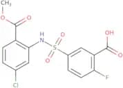 5-{[5-Chloro-2-(methoxycarbonyl)phenyl]sulfamoyl}-2-fluorobenzoic acid