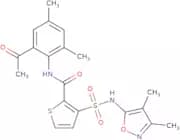 N-(2-Acetyl-4,6-dimethylphenyl)-3-[[(3,4-dimethyl-5-isoxazolyl)amino]sulfonyl]-2-thiophenecarboxam…