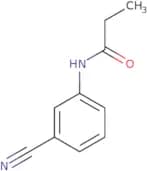 N-(3-Cyanophenyl)propanamide