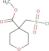 Methyl 4-[(chlorosulfonyl)methyl]oxane-4-carboxylate