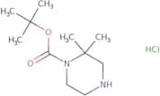 tert-Butyl 2,2-Dimethylpiperazine-1-carboxylate Hydrochloride