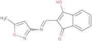2-(((5-methylisoxazol-3-yl)amino)methylene)indane-1,3-dione