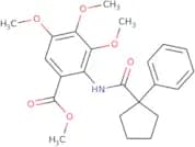 methyl 3,4,5-trimethoxy-2-((phenylcyclopentyl)carbonylamino)benzoate