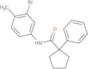 N-(3-bromo-4-methylphenyl)-1-phenylcyclopentane-1-carboxamide