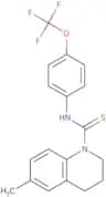 (6-methyl(1,2,3,4-tetrahydroquinolyl))((4-(trifluoromethoxy)phenyl)amino)methane-1-thione