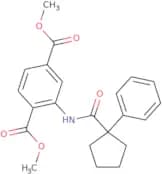 methyl 4-(methoxycarbonyl)-3-((phenylcyclopentyl)carbonylamino)benzoate