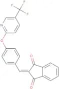 2-((4-(5-(trifluoromethyl)-2-pyridyloxy)phenyl)methylene)indane-1,3-dione