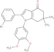 1-(3,4-dimethoxyphenyl)-2-(3-bromophenyl)-6,6-dimethyl-5,6,7-trihydroindol-4-one