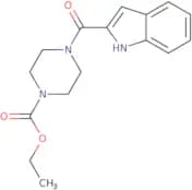 ethyl 4-(1H-indole-2-carbonyl)piperazine-1-carboxylate