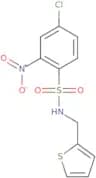 4-chloro-2-nitro-N-[(thiophen-2-yl)methyl]benzene-1-sulfonamide