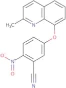 5-(2-methyl(8-quinolyloxy))-2-nitrobenzenecarbonitrile
