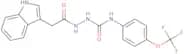 2-indol-3-yl-N-(((4-(trifluoromethoxy)phenyl)amino)carbonylamino)ethanamide