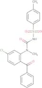 1-(5-chloro-2-(phenylcarbonyl)phenyl)-1-methyl-4-((4-methylphenyl)sulfonyl)urea