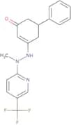 3-((methyl(5-(trifluoromethyl)(2-pyridyl))amino)amino)-5-phenylcyclohex-2-en-1-one