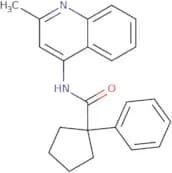 N-(2-methylquinolin-4-yl)-1-phenylcyclopentane-1-carboxamide