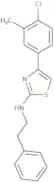(4-(4-chloro-3-methylphenyl)(2,5-thiazolyl))(2-phenylethyl)amine