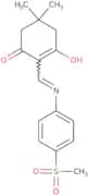 5,5-dimethyl-2-(((4-(methylsulfonyl)phenyl)amino)methylene)cyclohexane-1,3-dione