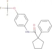 1-phenyl-N-[4-(trifluoromethoxy)phenyl]cyclopentane-1-carboxamide