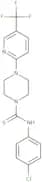 ((4-chlorophenyl)amino)(4-(5-(trifluoromethyl)(2-pyridyl))piperazinyl)methane-1-thione