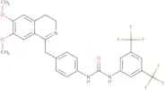 1-(4-((6,7-dimethoxy(3,4-dihydroisoquinolyl))methyl)phenyl)-3-(3,5-bis(trifluoromethyl)phenyl)urea