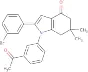 1-(3-acetylphenyl)-2-(3-bromophenyl)-6,6-dimethyl-5,6,7-trihydroindol-4-one