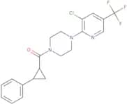 4-(3-chloro-5-(trifluoromethyl)(2-pyridyl))piperazinyl 2-phenylcyclopropyl ketone