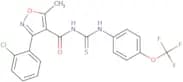 1-(3-(2-chlorophenyl)-5-methylisoxazol-4-ylcarbonyl)-3-(4-(trifluoromethoxy)phenyl)thiourea