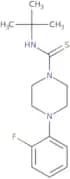 ((tert-butyl)amino)(4-(2-fluorophenyl)piperazinyl)methane-1-thione