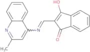 2-(((2-methyl-4-quinolyl)amino)methylene)indane-1,3-dione