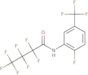 2,2,3,3,4,4,4-heptafluoro-N-(2-fluoro-5-(trifluoromethyl)phenyl)butanamide